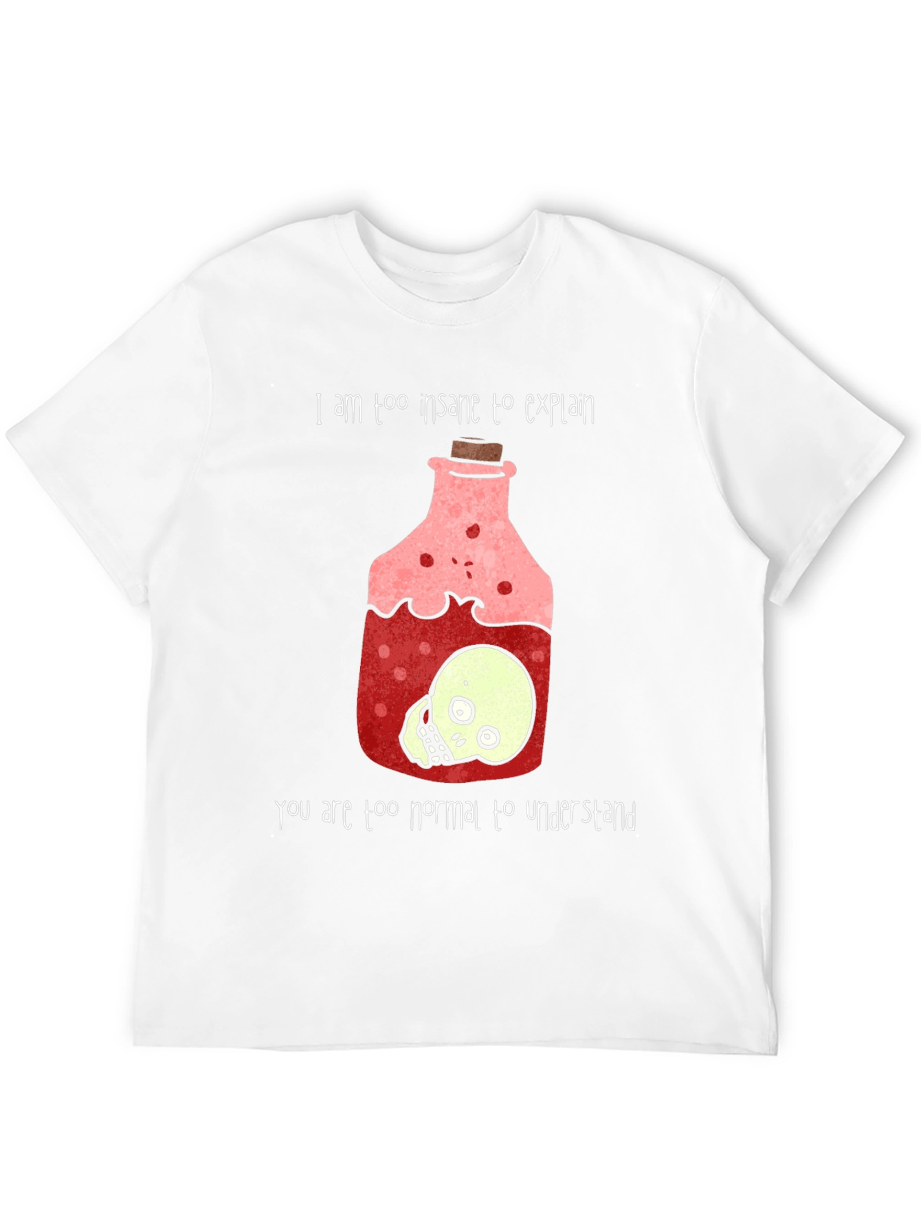 Insane Potion T-Shirt - Skull Design Tee