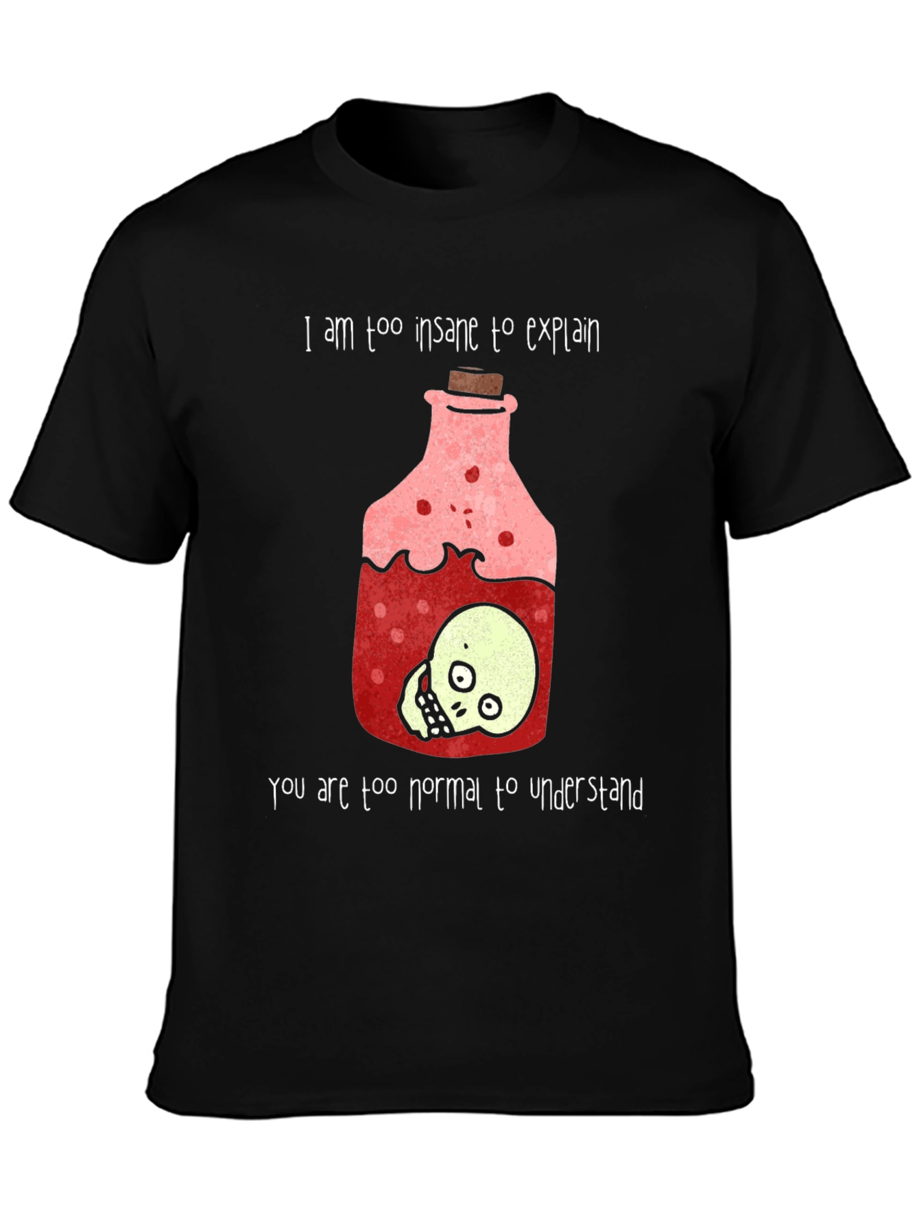 Insane Potion T-Shirt - Skull Design Tee