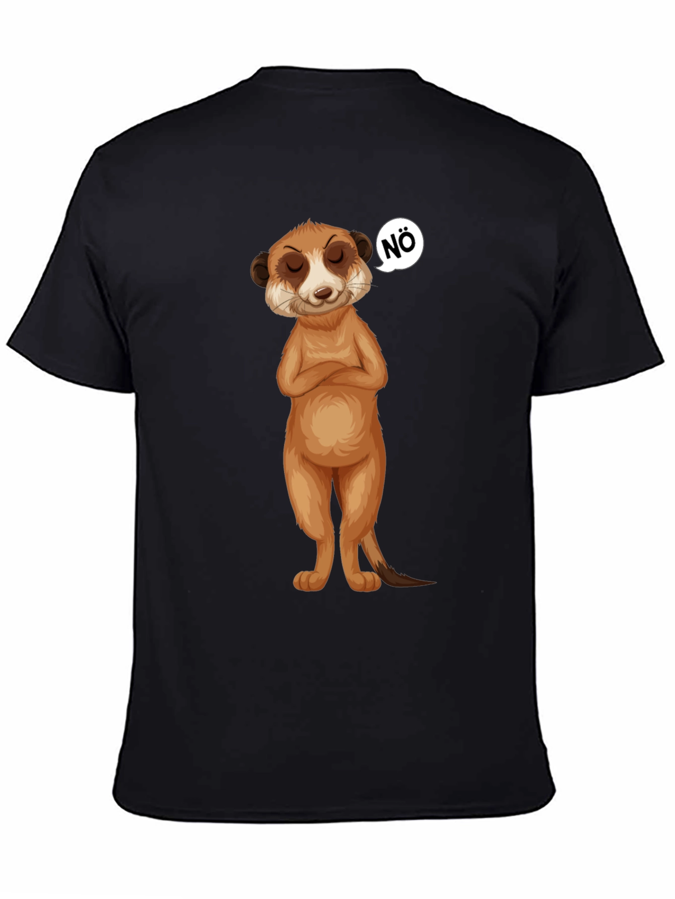 Funny Meerkat Nö T-Shirt - Sarcastic Nope Tee