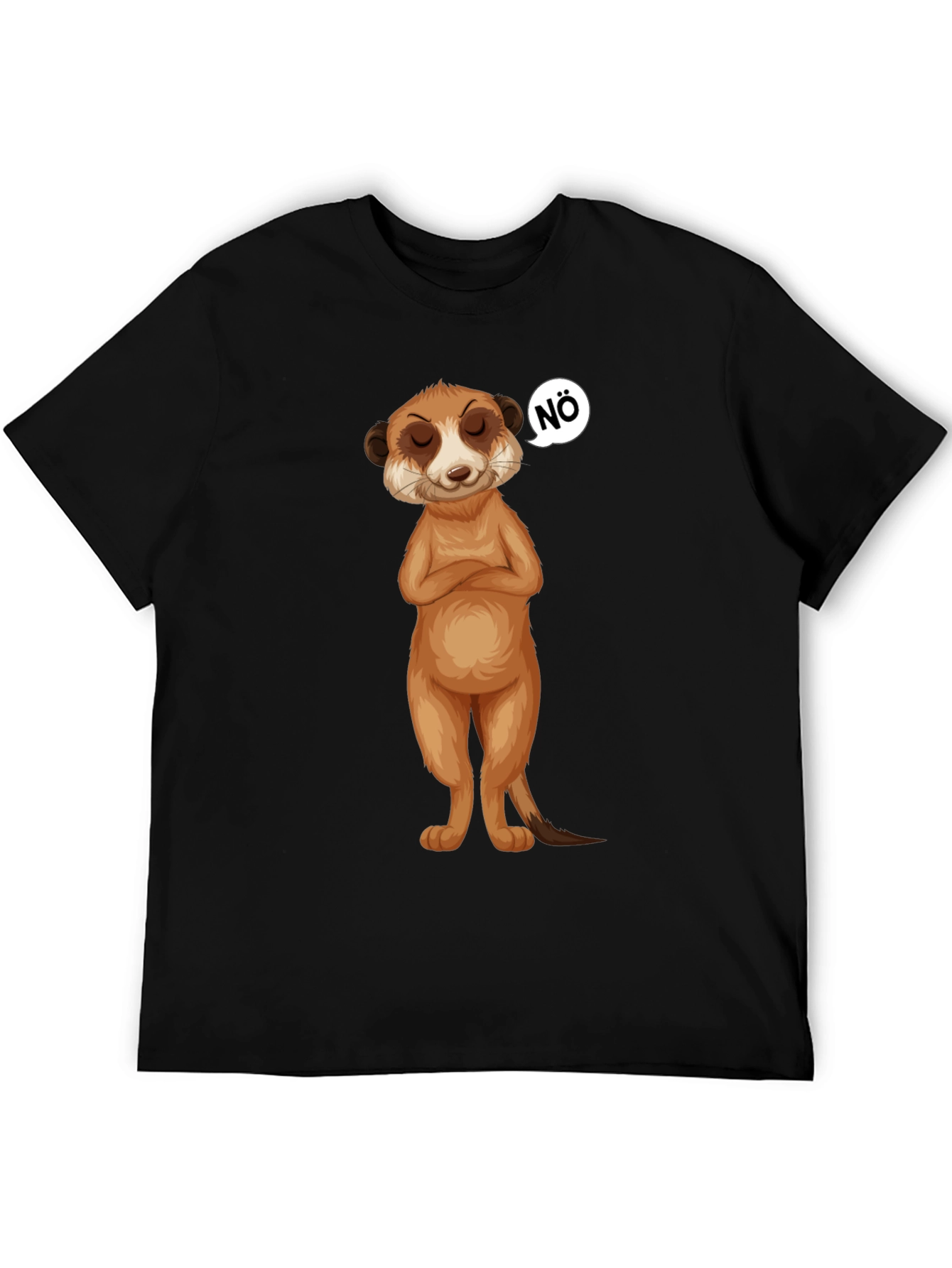 Funny Meerkat Nö T-Shirt - Sarcastic Nope Tee