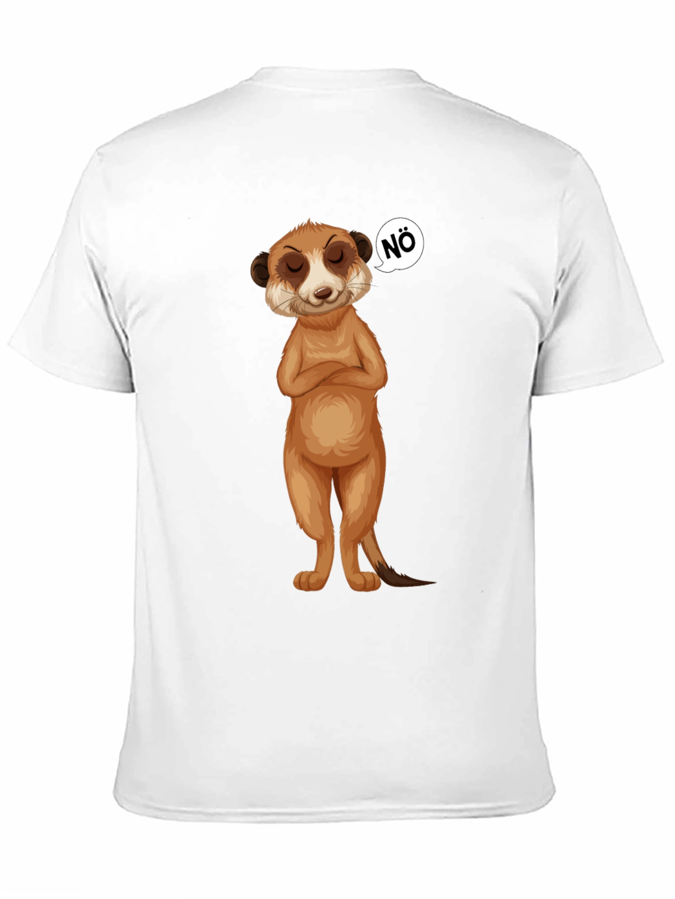 Funny Meerkat Nö T-Shirt - Sarcastic Nope Tee