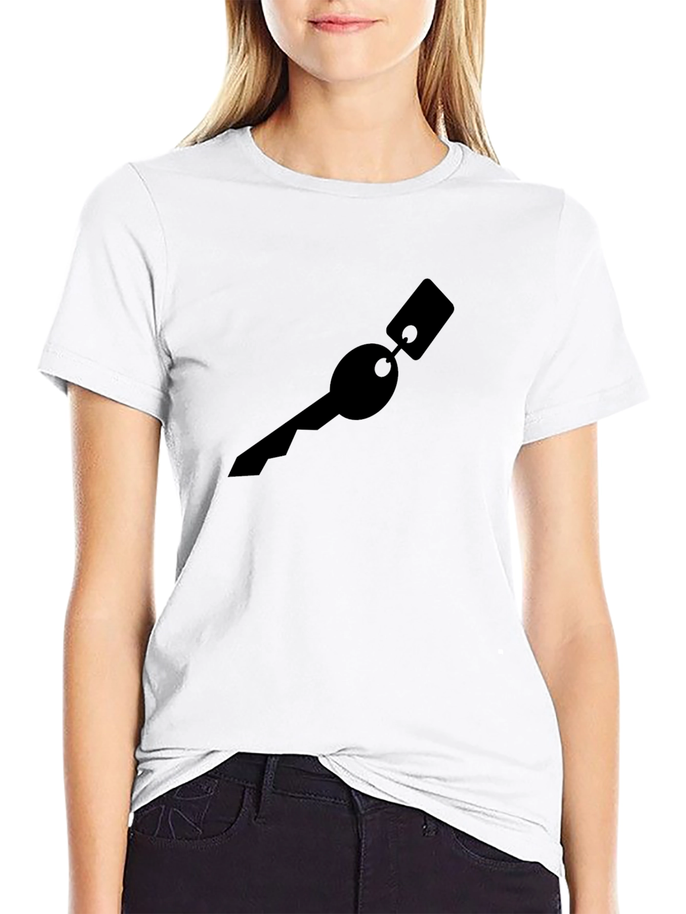 Key Graphic Black T-Shirt - Modern Streetwear