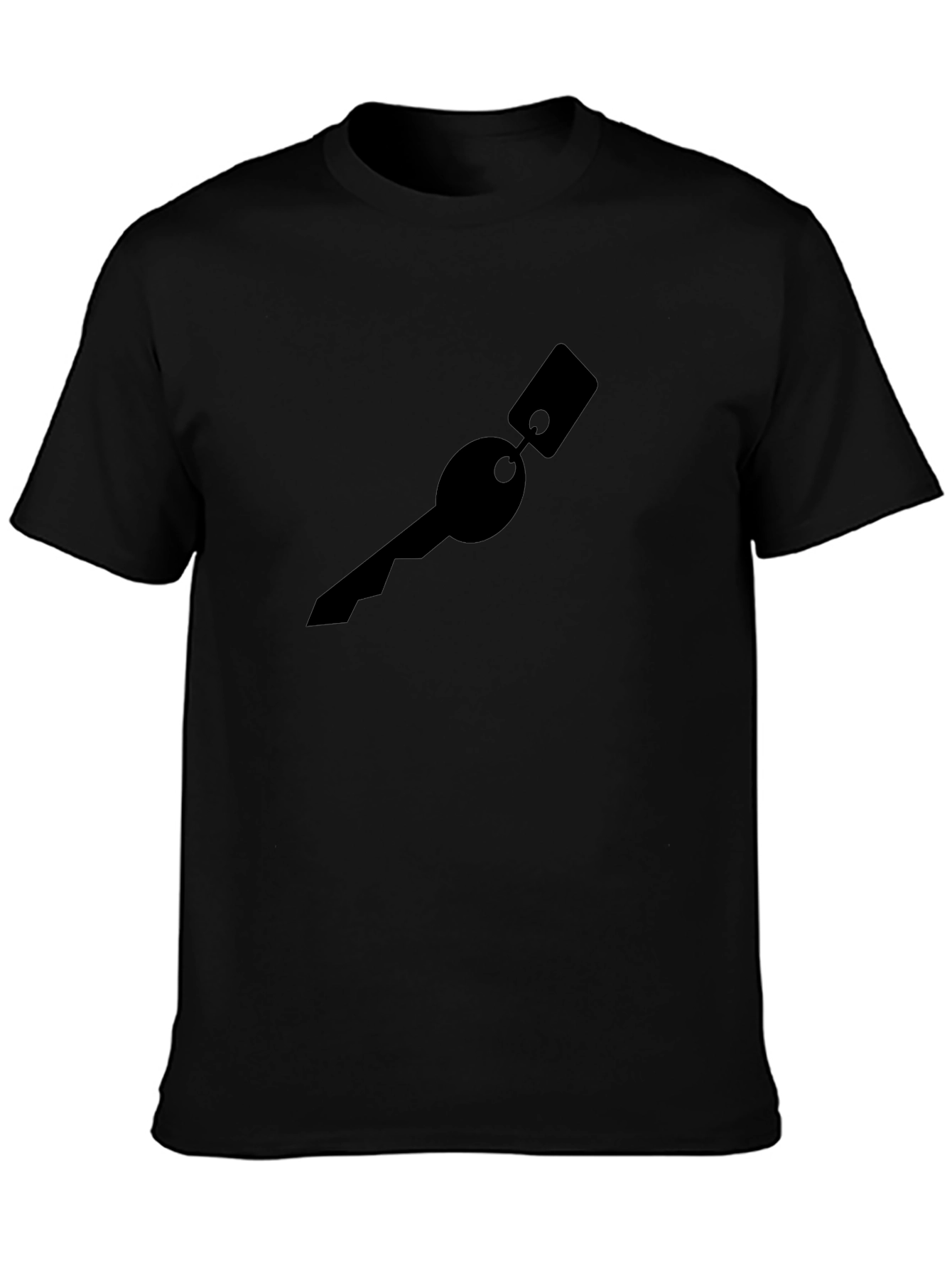 Key Graphic Black T-Shirt - Modern Streetwear