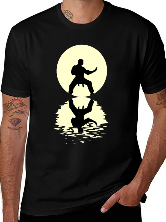 Karate Silhouette T-Shirt - Martial Arts Design