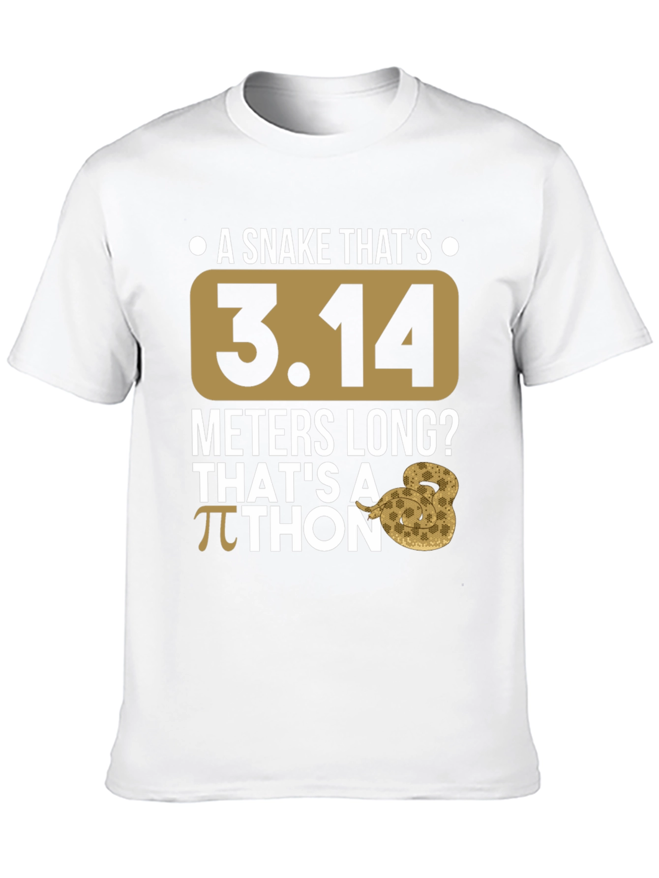 Pi Day Python T-Shirt - Funny Snake Graphic Tee
