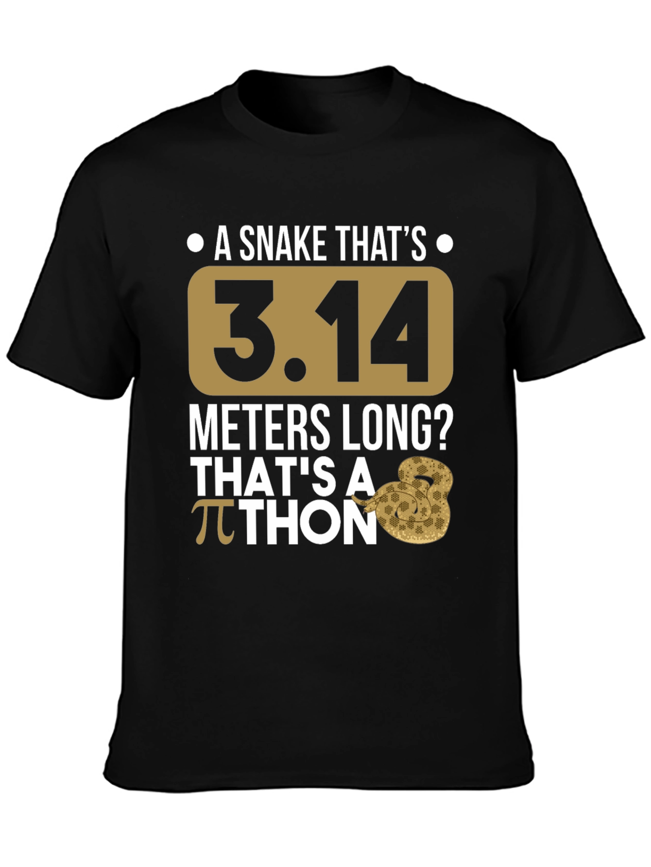 Pi Day Python T-Shirt - Funny Snake Graphic Tee
