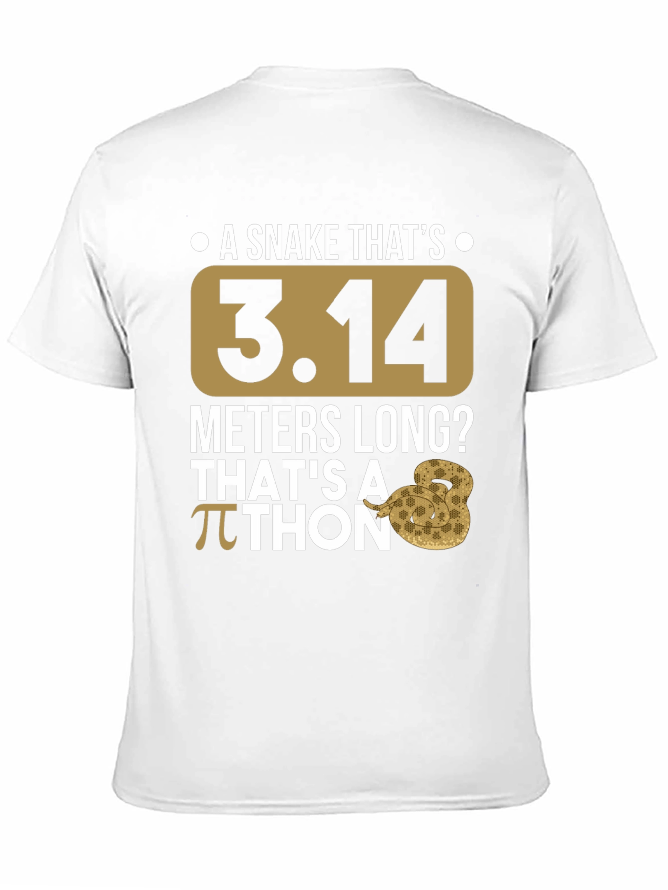 Pi Day Python T-Shirt - Funny Snake Graphic Tee