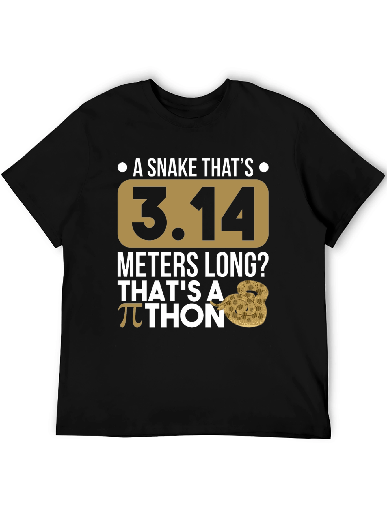 Pi Day Python T-Shirt - Funny Snake Graphic Tee
