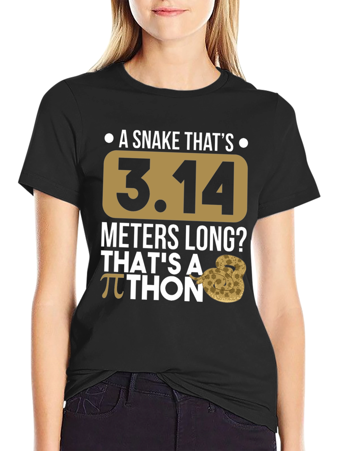 Pi Day Python T-Shirt - Funny Snake Graphic Tee