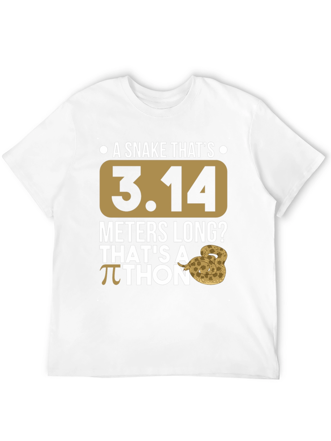 Pi Day Python T-Shirt - Funny Snake Graphic Tee
