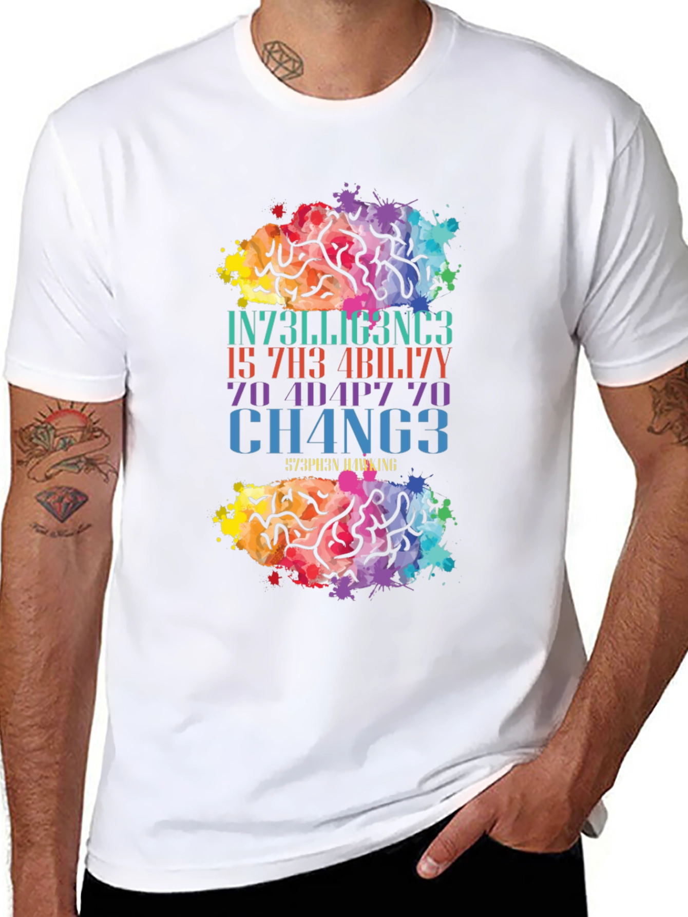 Intelligence Brain T-Shirt - Adapt to Change