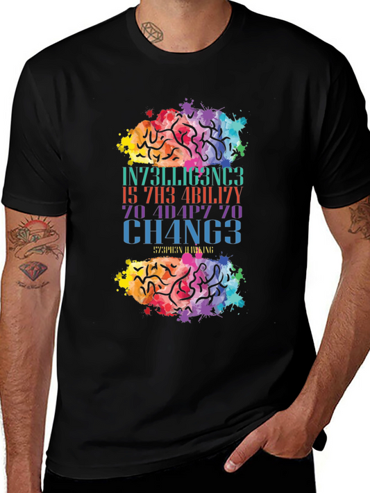 Intelligence Brain T-Shirt - Adapt to Change