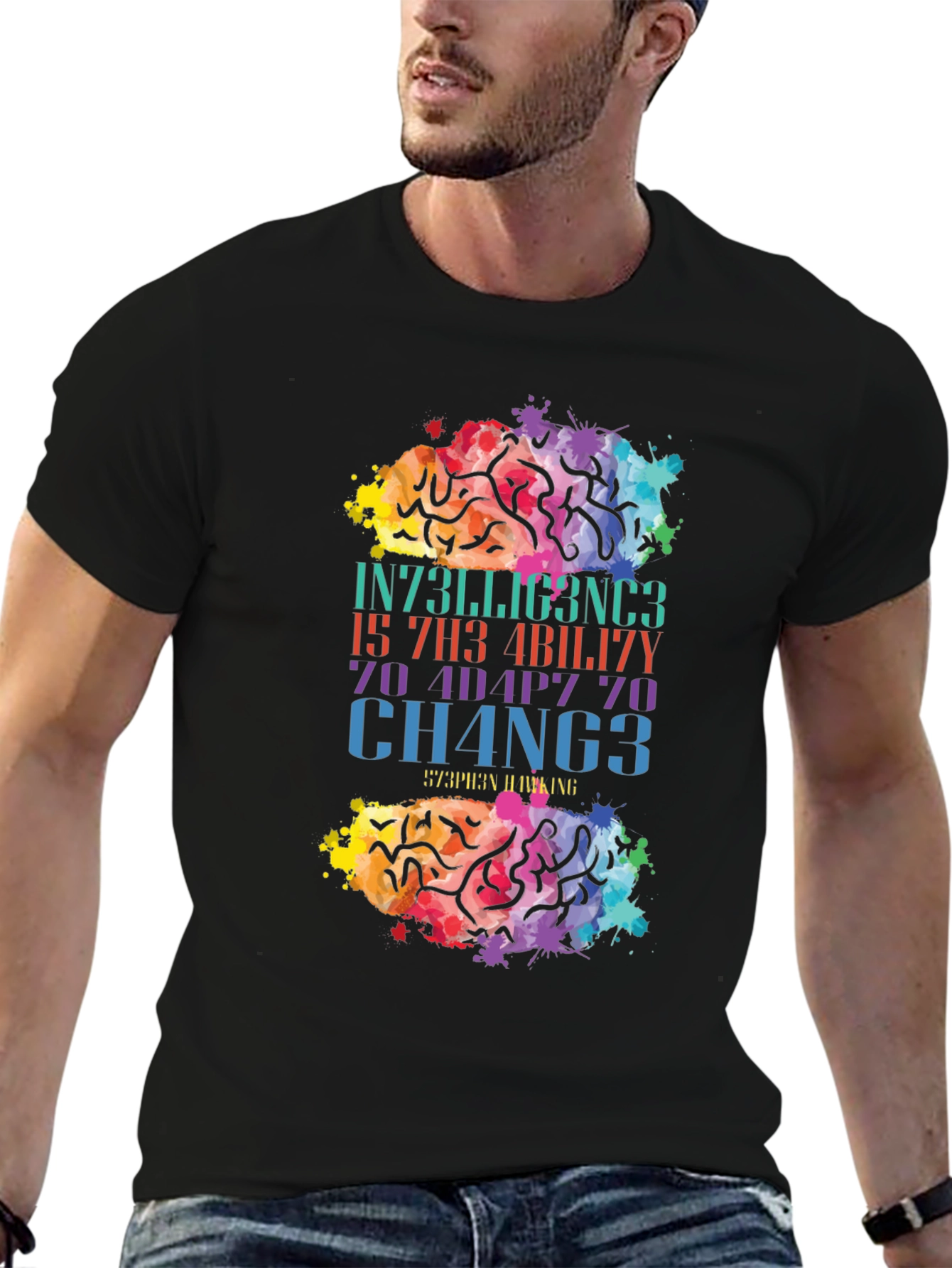 Intelligence Brain T-Shirt - Adapt to Change