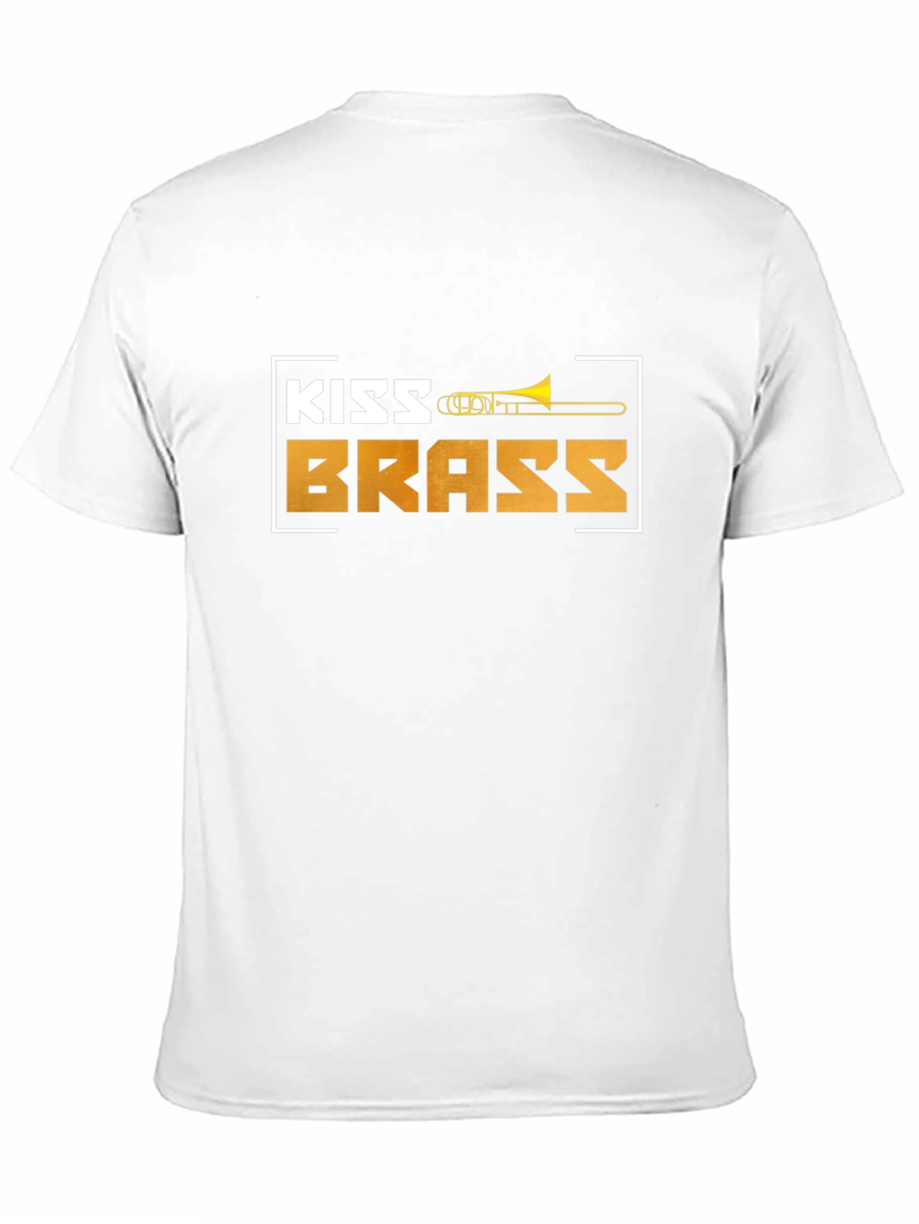 Kiss Brass Trombone T-Shirt - Music Lover Tee