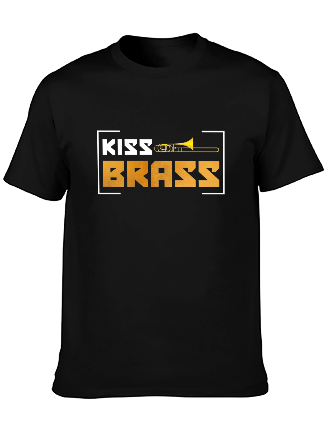 Kiss Brass Trombone T-Shirt - Music Lover Tee