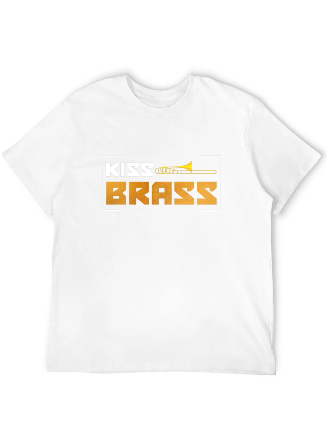 Kiss Brass Trombone T-Shirt - Music Lover Tee