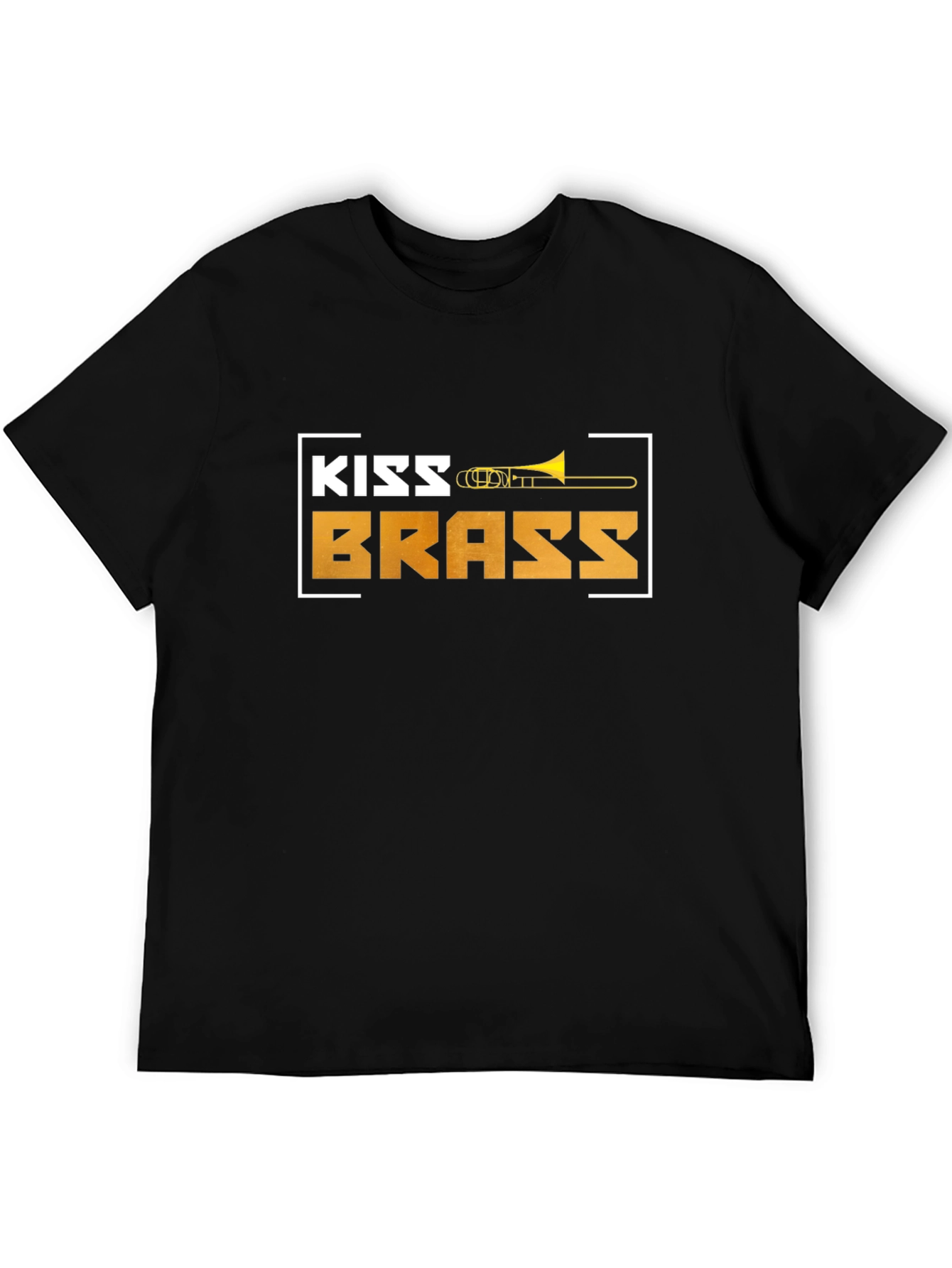 Kiss Brass Trombone T-Shirt - Music Lover Tee