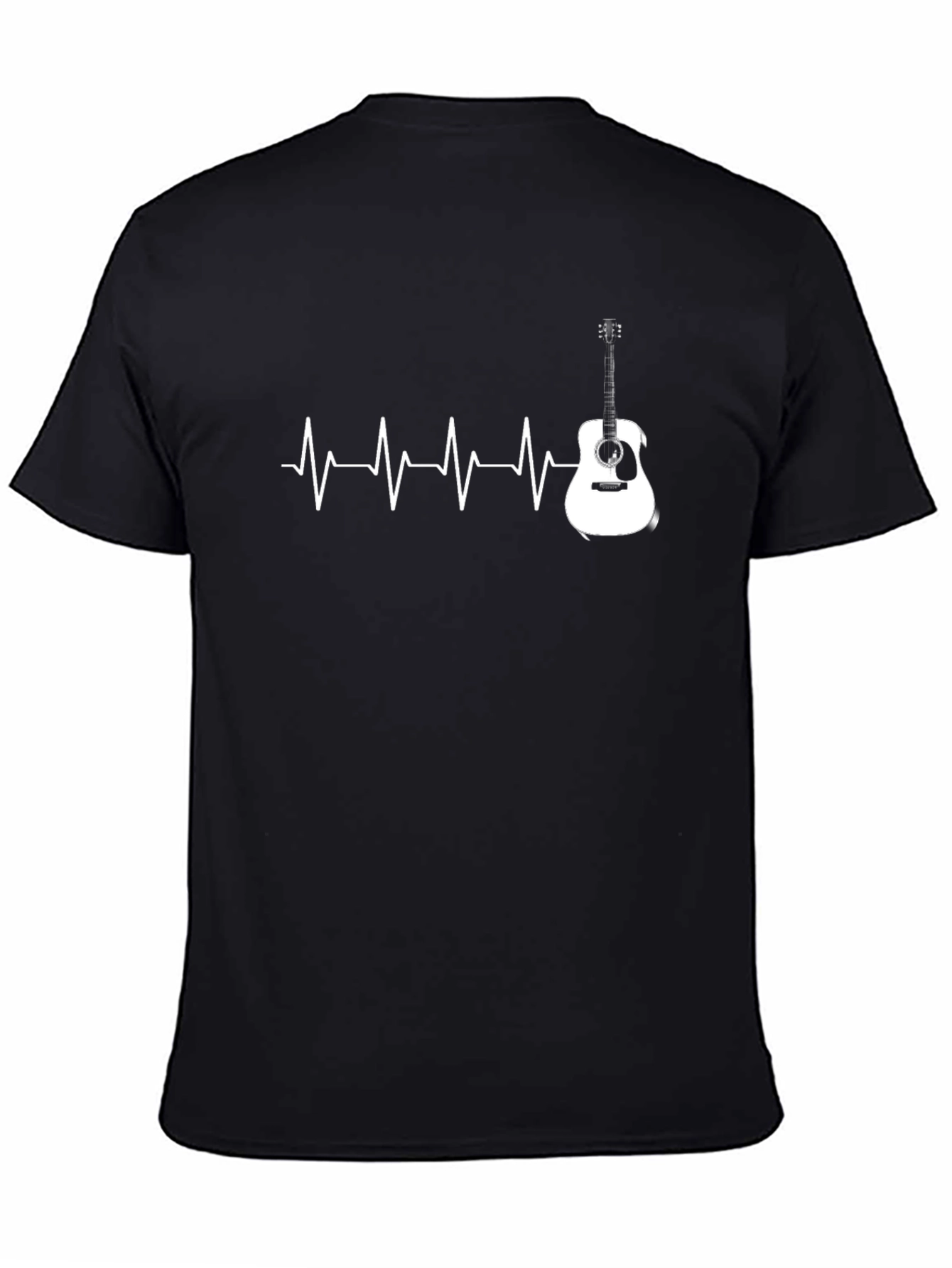 Guitar Heartbeat T-Shirt - Music Lover Tee