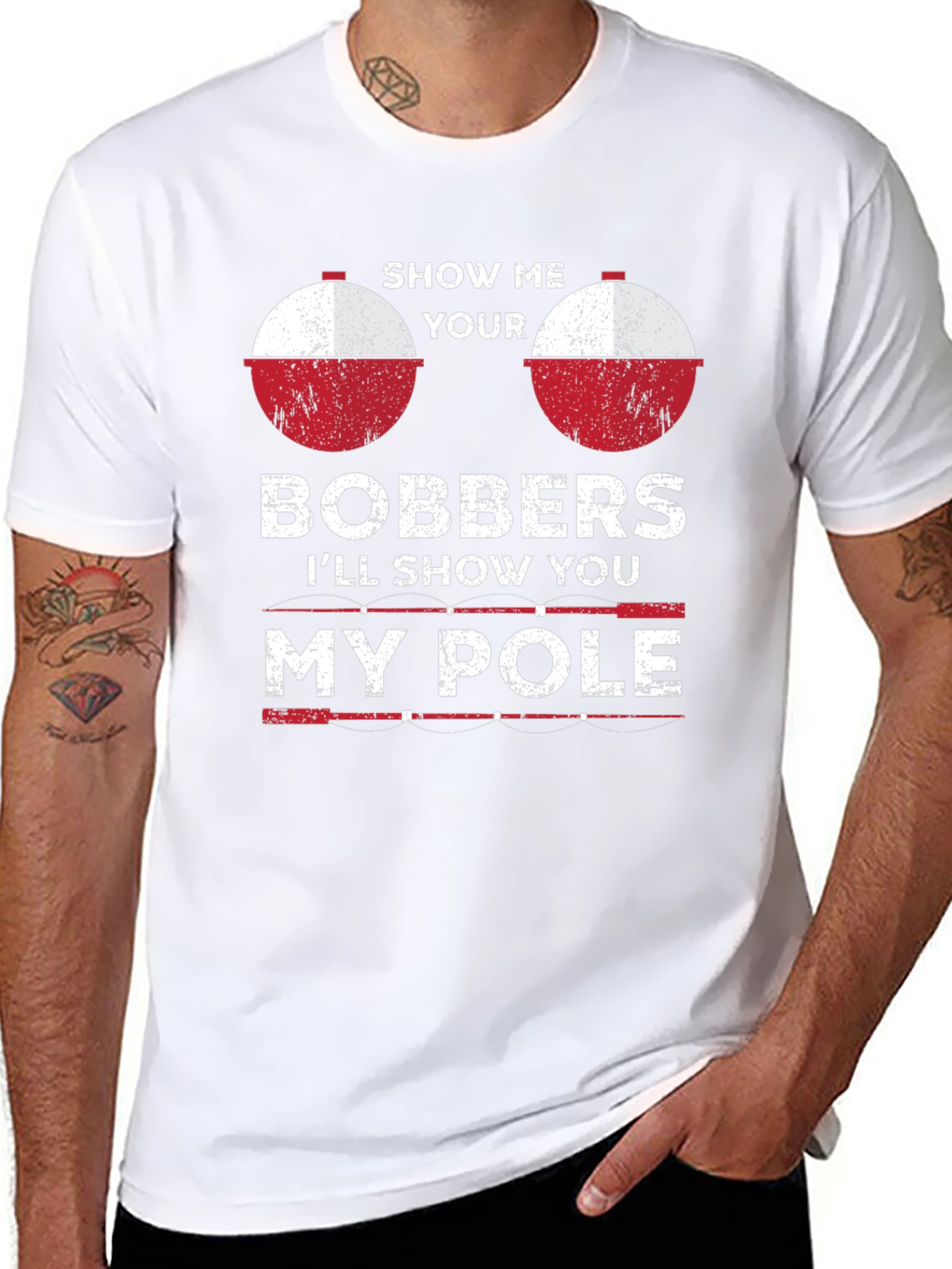 Show Me Your Bobbers Fishing T-Shirt