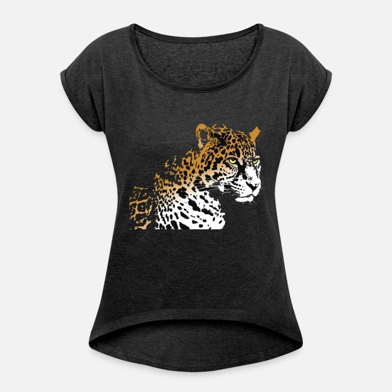 Jaguar panther animal wildlife vector image funny