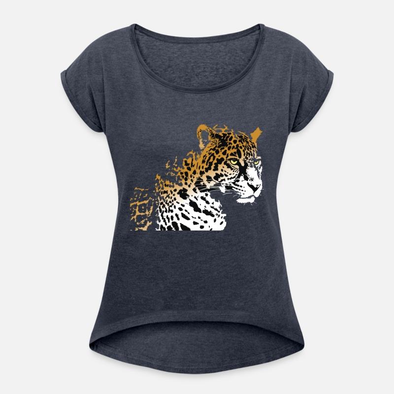 Jaguar panther animal wildlife vector image funny