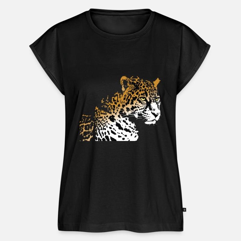 Jaguar panther animal wildlife vector image funny