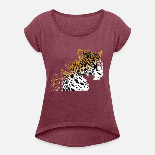 Jaguar panther animal wildlife vector image funny