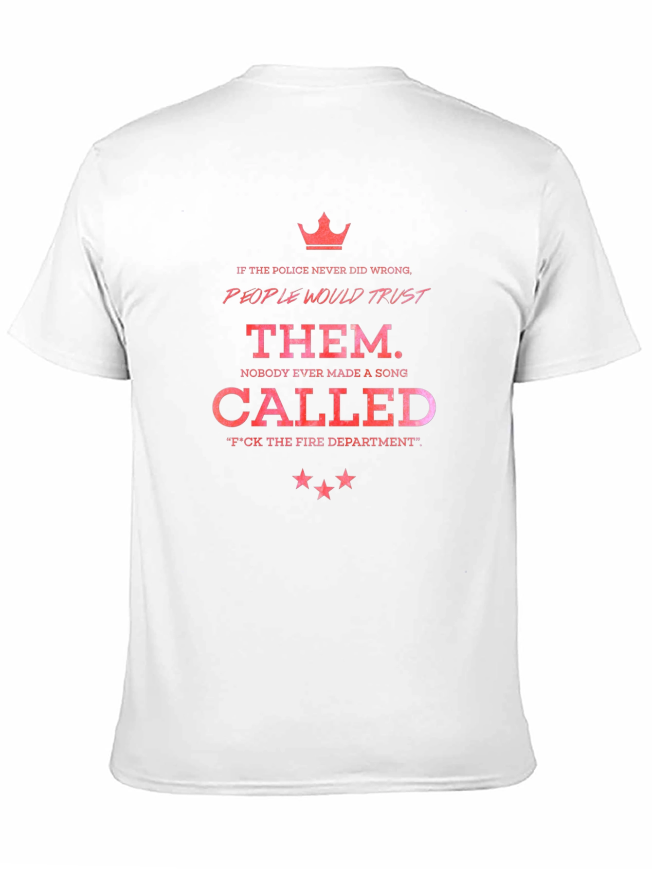 Trust THEM T-Shirt - Black Graphic Tee