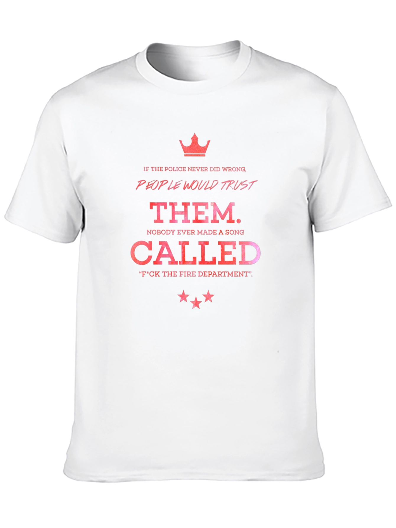 Trust THEM T-Shirt - Black Graphic Tee