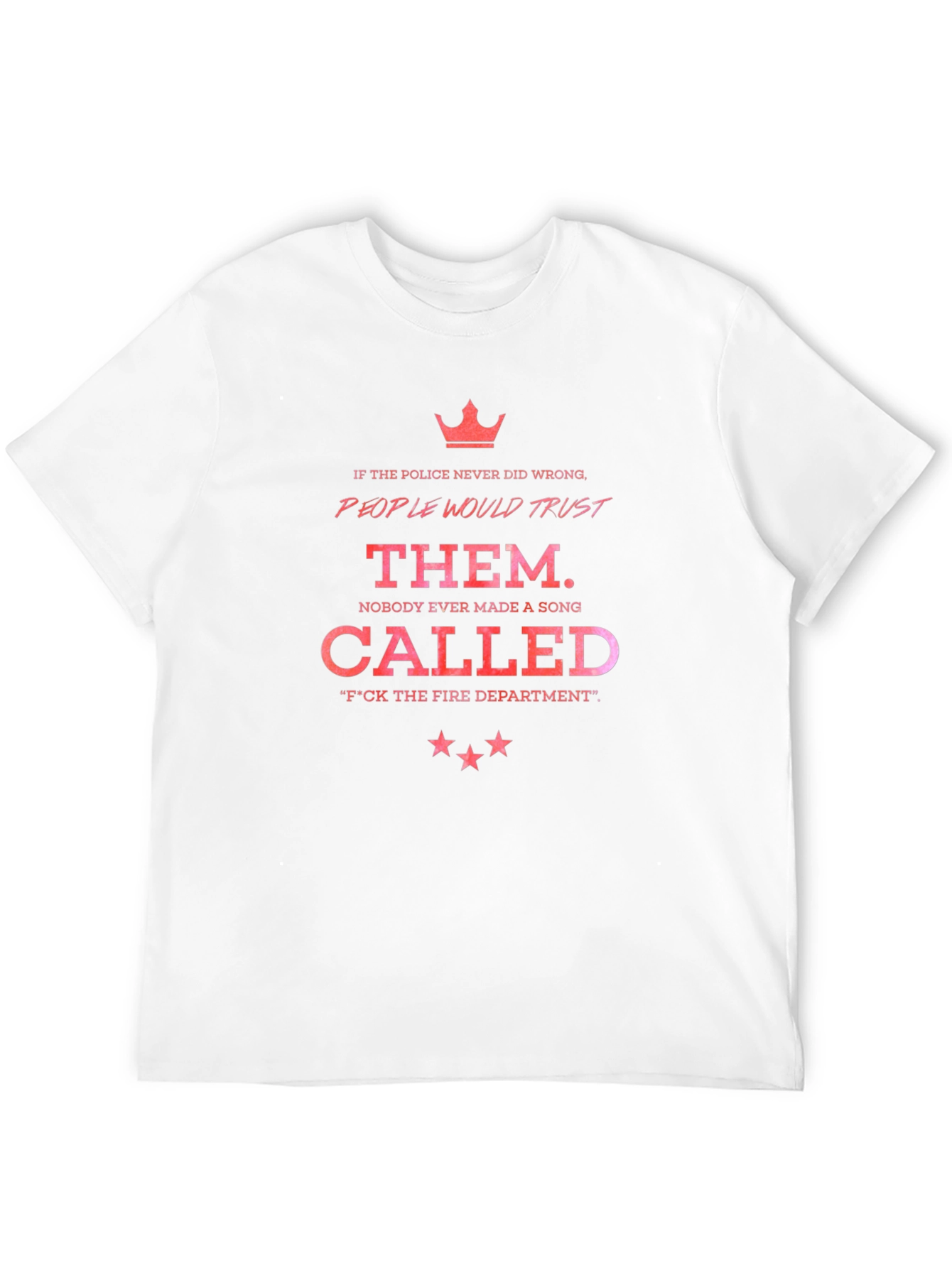 Trust THEM T-Shirt - Black Graphic Tee