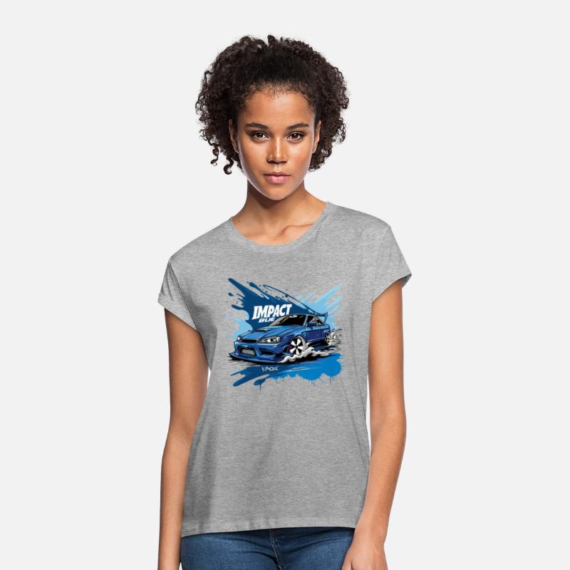 Japan D Initial Impact Blue JDM Street Racer Car