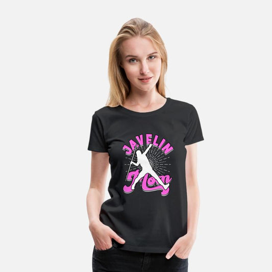 Javelin Throwing Mom Track And Field Thrower