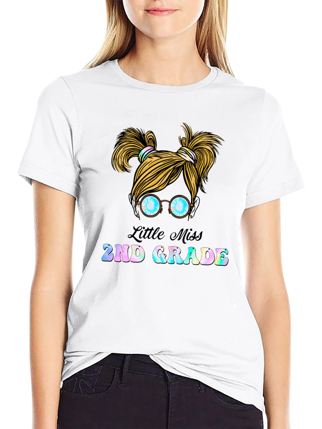 Little Miss 2nd Grade Graphic Tee