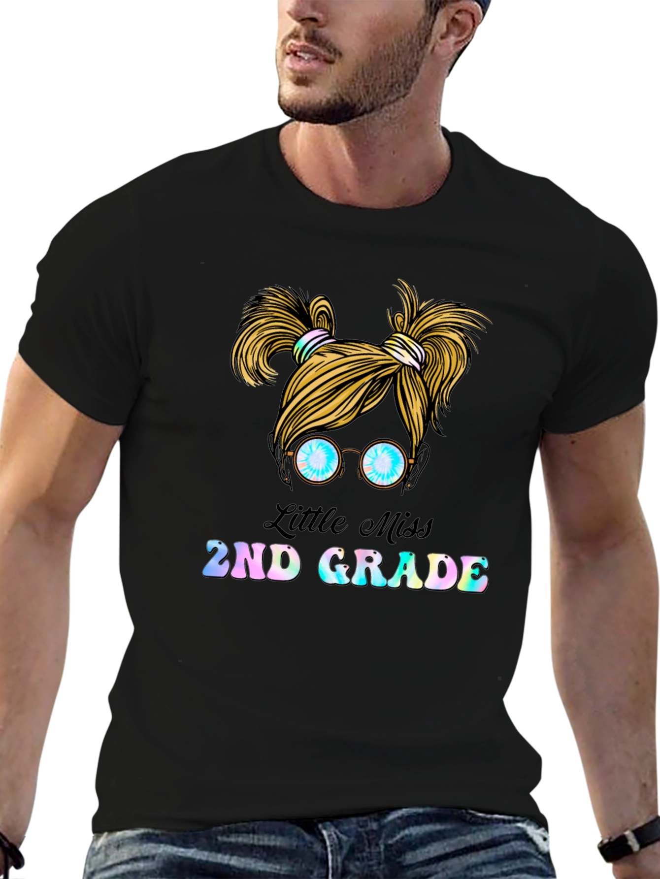 Little Miss 2nd Grade Graphic Tee