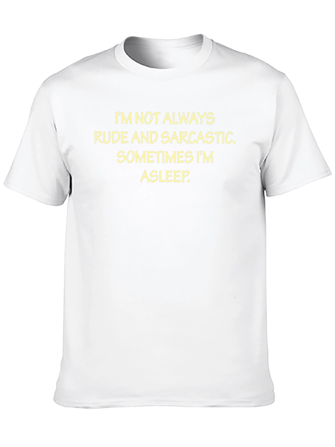 Funny Sarcastic Asleep T-Shirt Novelty Graphic Tee