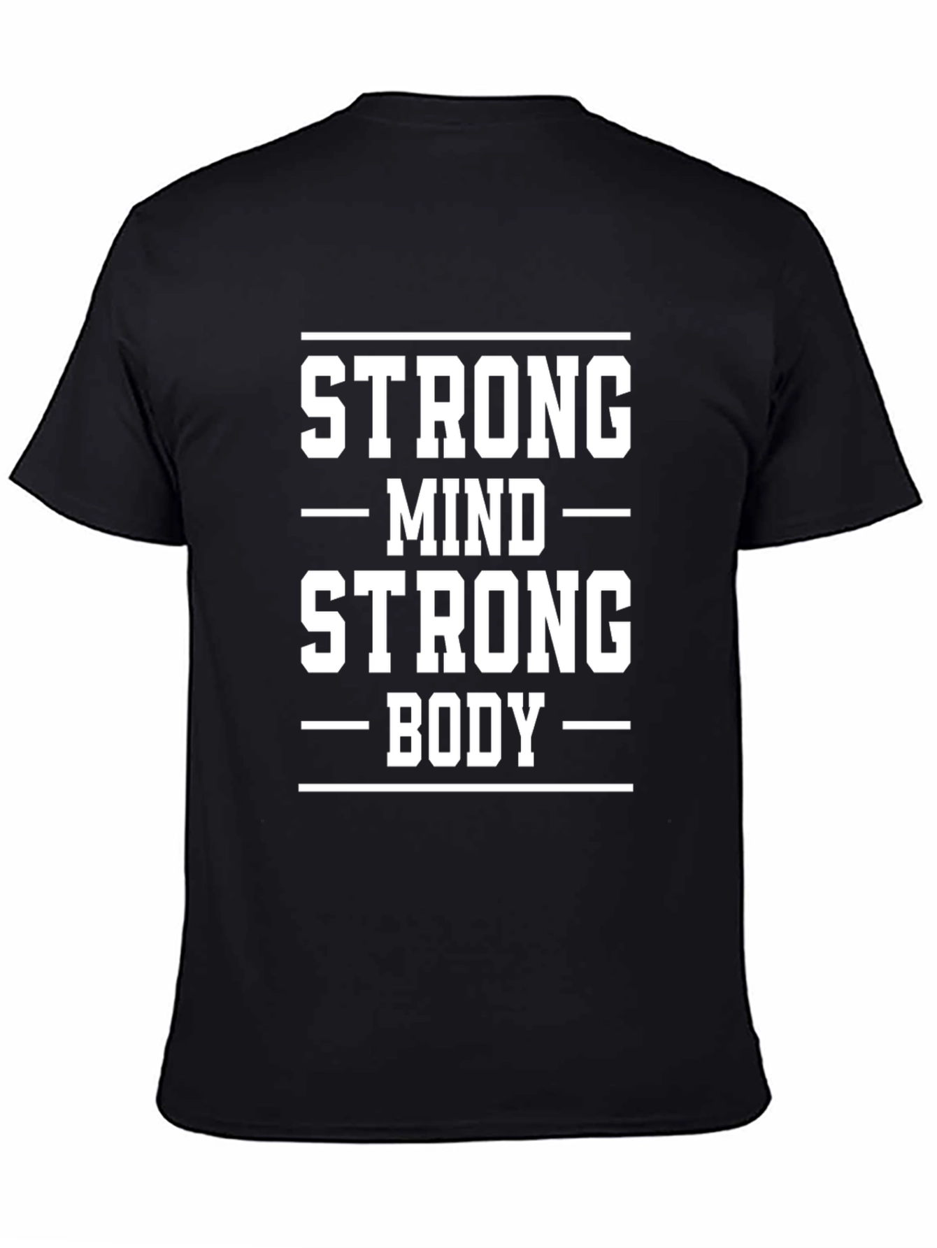 Strong Mind Strong Body T-Shirt - Black