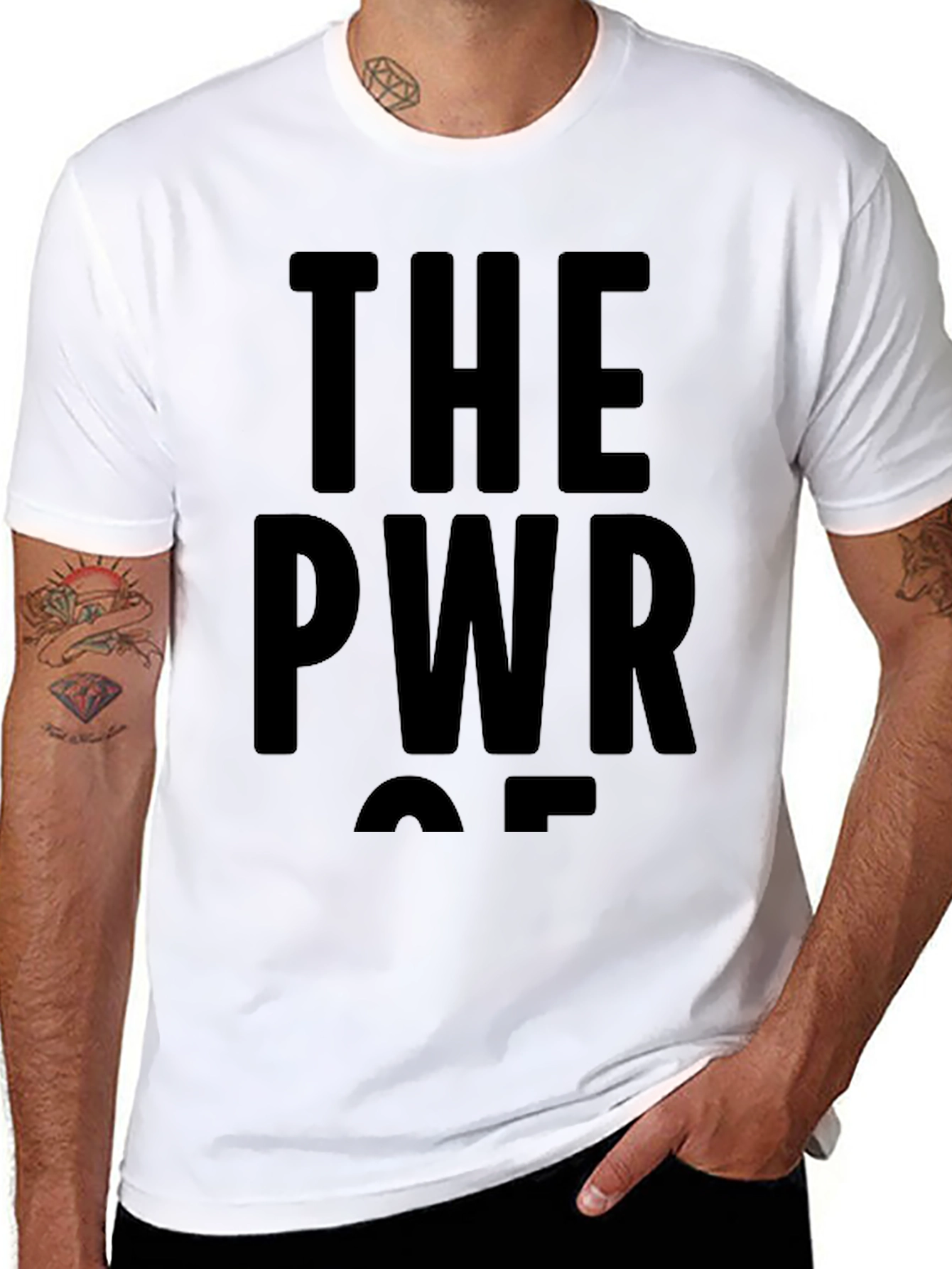 The PWR OF T-Shirt - Bold Graphic Tee