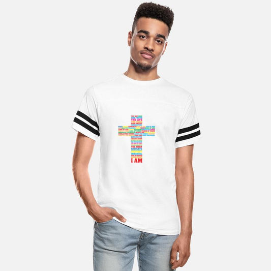Jesus Cross Collage Shirt- Spiritual Art