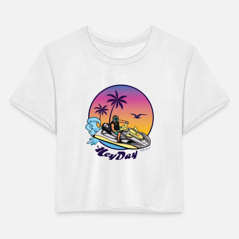 Jet Ski "Slaying Waves" Logo by "Hey Day"