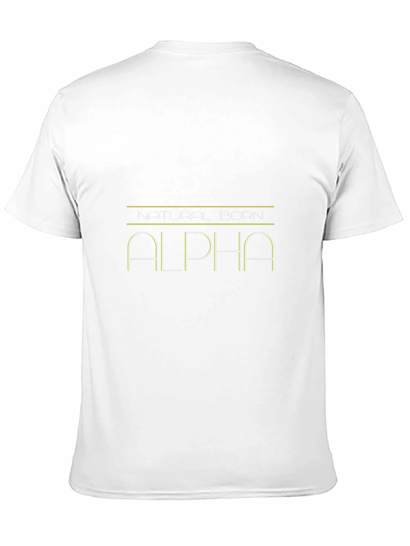 Natural Born Alpha Graphic T-Shirt - Black