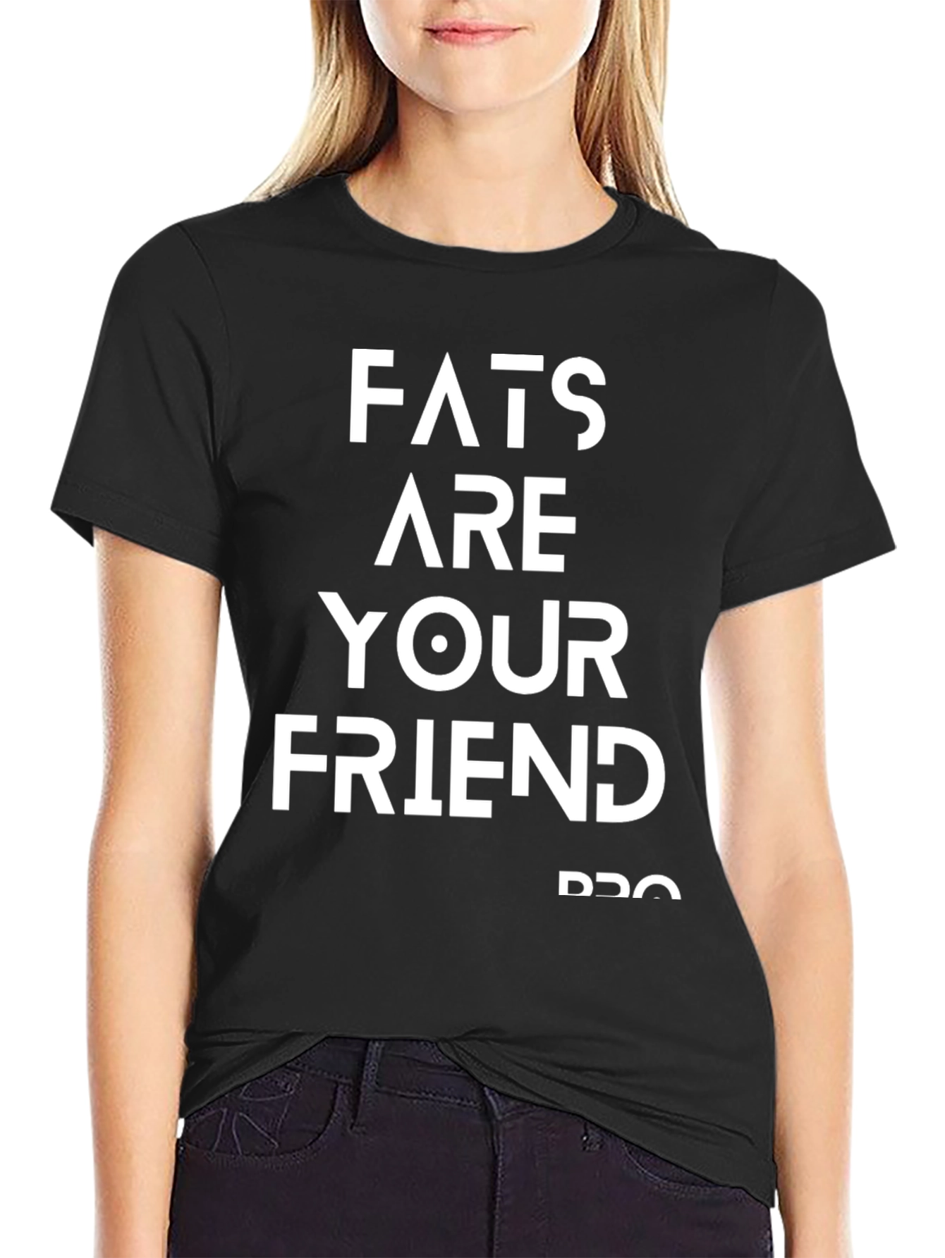 Fats are Your Friend Black T-Shirt