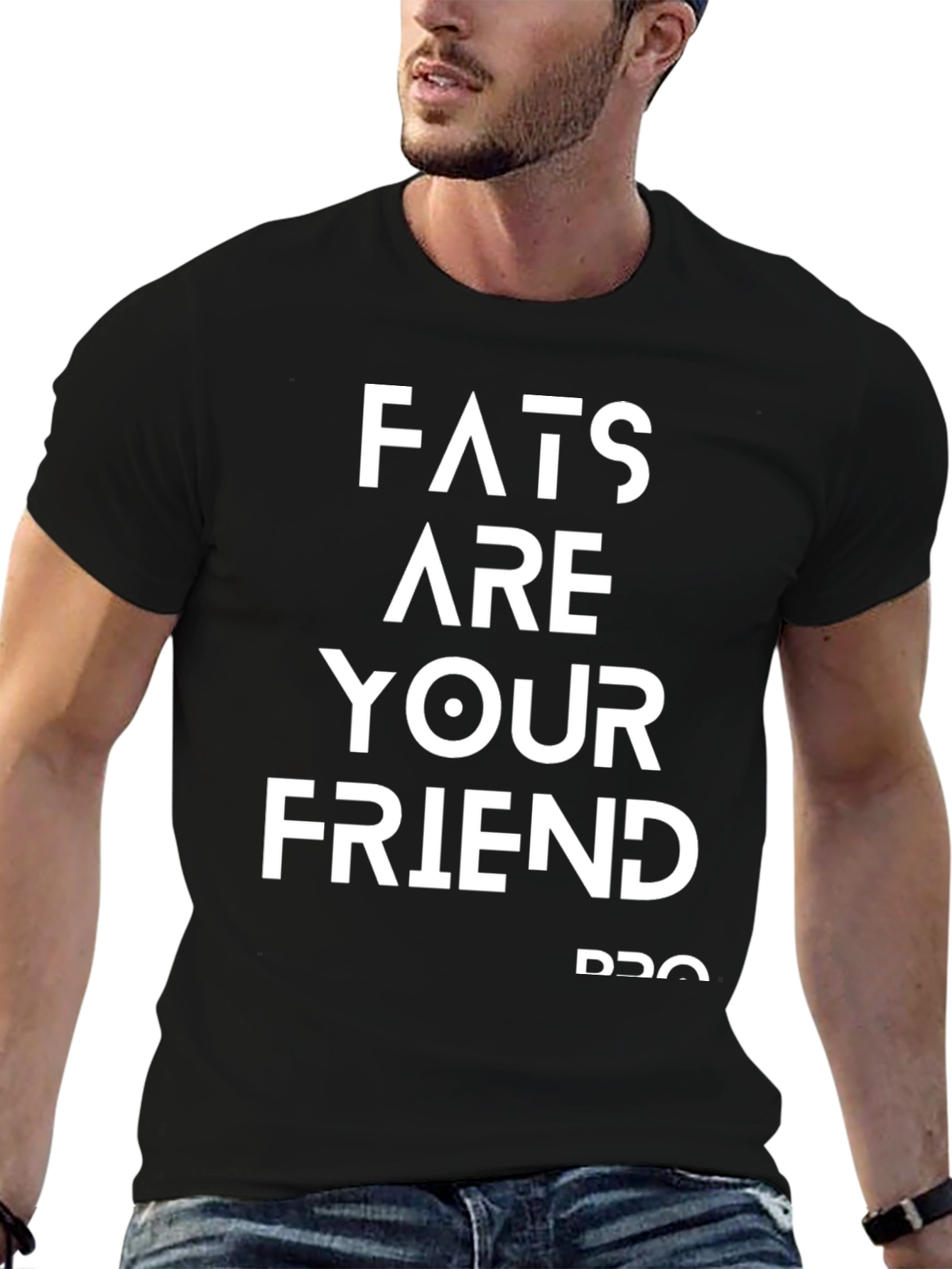 Fats are Your Friend Black T-Shirt
