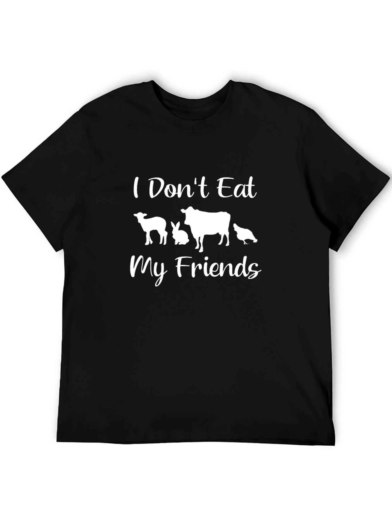 Vegan T-Shirt: I Dont Eat My Friends Tee