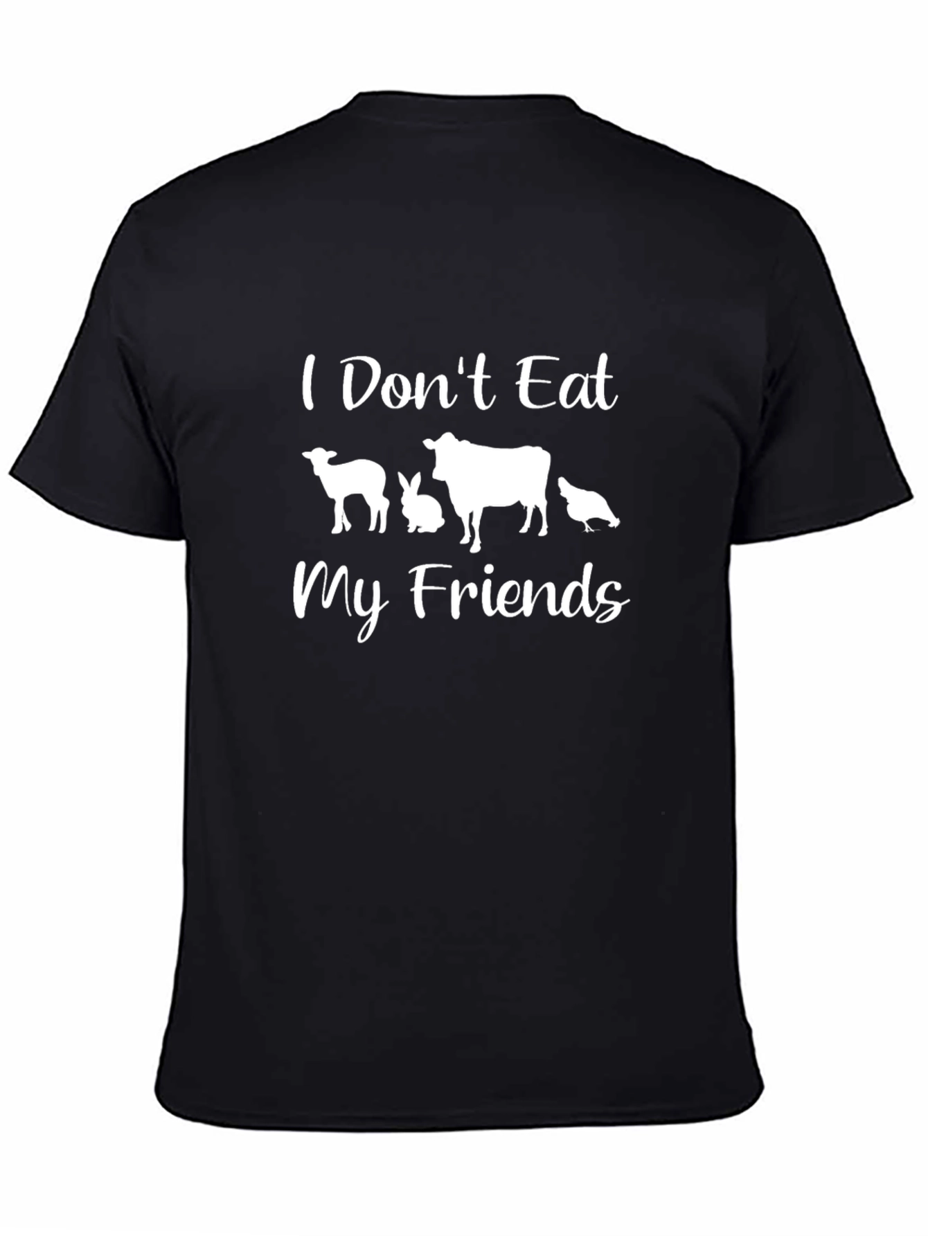 Vegan T-Shirt: I Dont Eat My Friends Tee