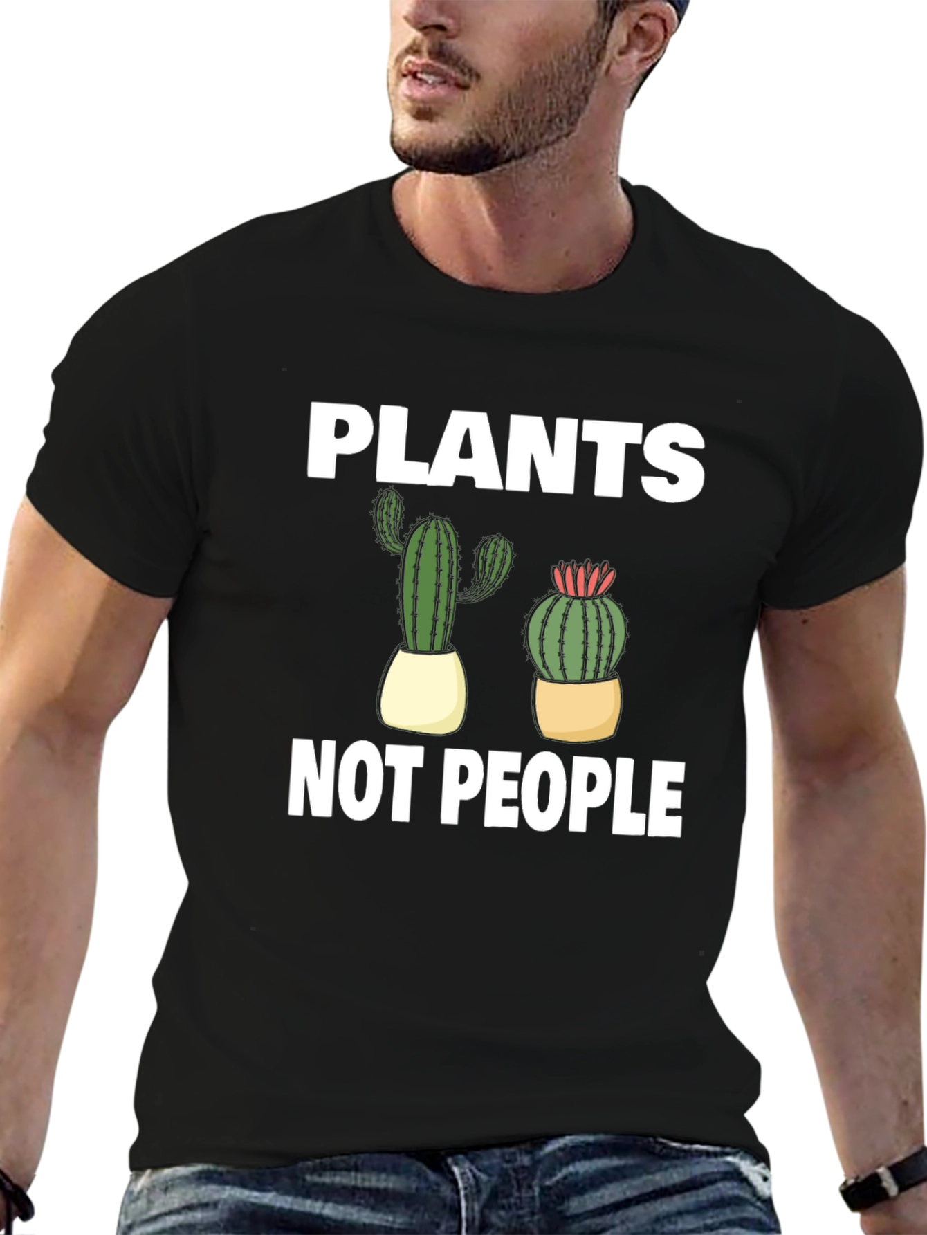 Plants Not People Graphic T-Shirt