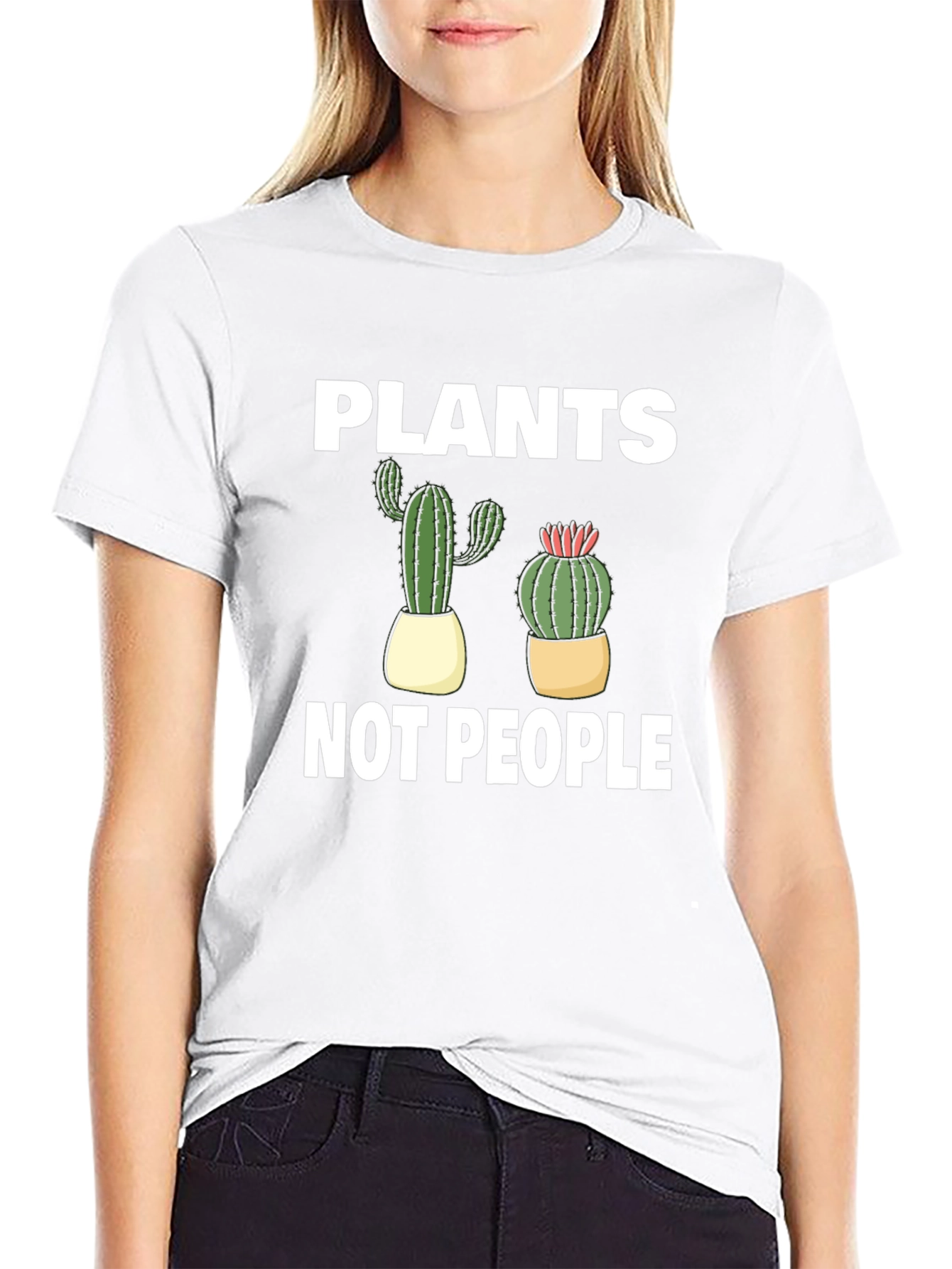 Plants Not People Graphic T-Shirt