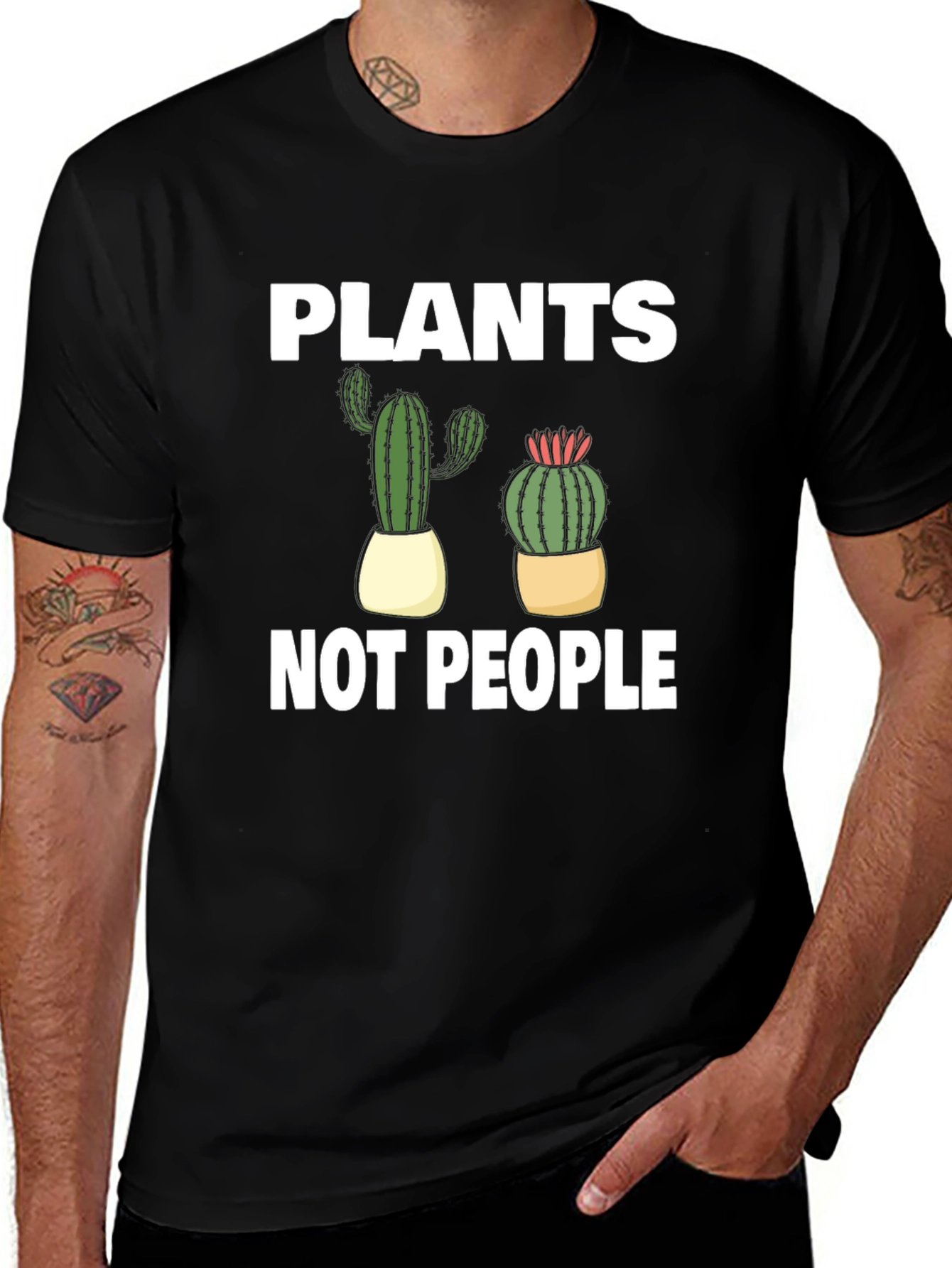 Plants Not People Graphic T-Shirt