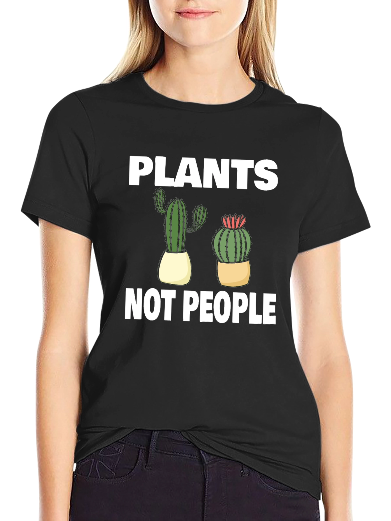 Plants Not People Graphic T-Shirt