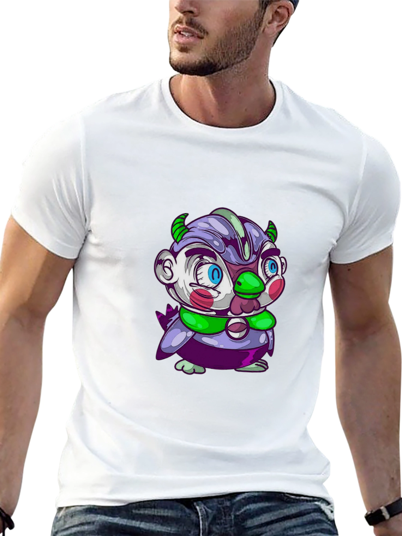 Cartoon Character Graphic Tee