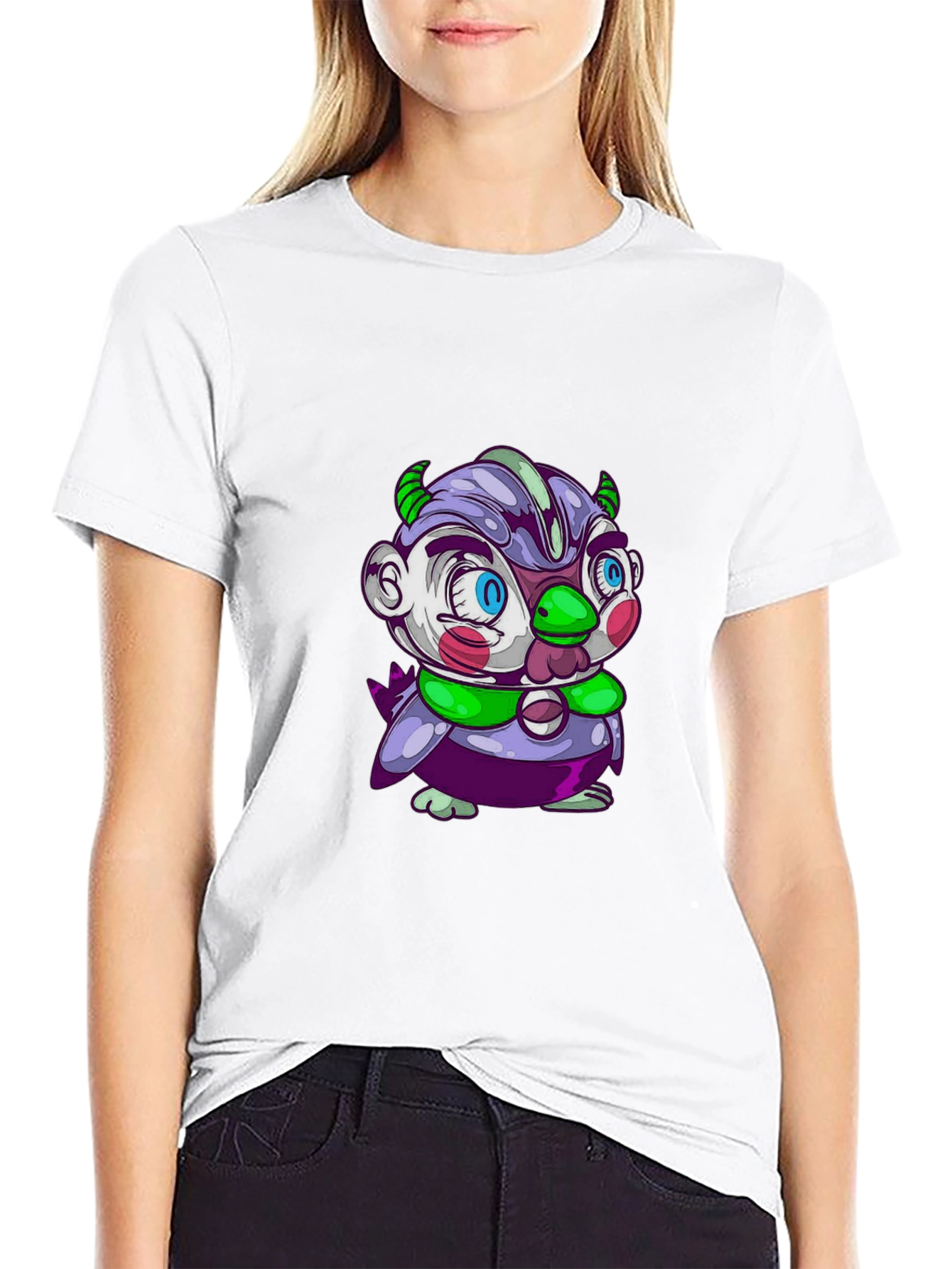 Cartoon Character Graphic Tee